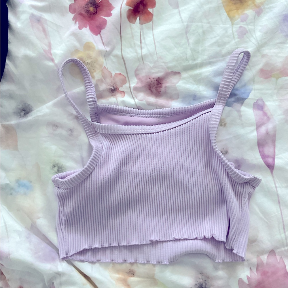 Hollister Bikini Top or Swim Crop Purple Top